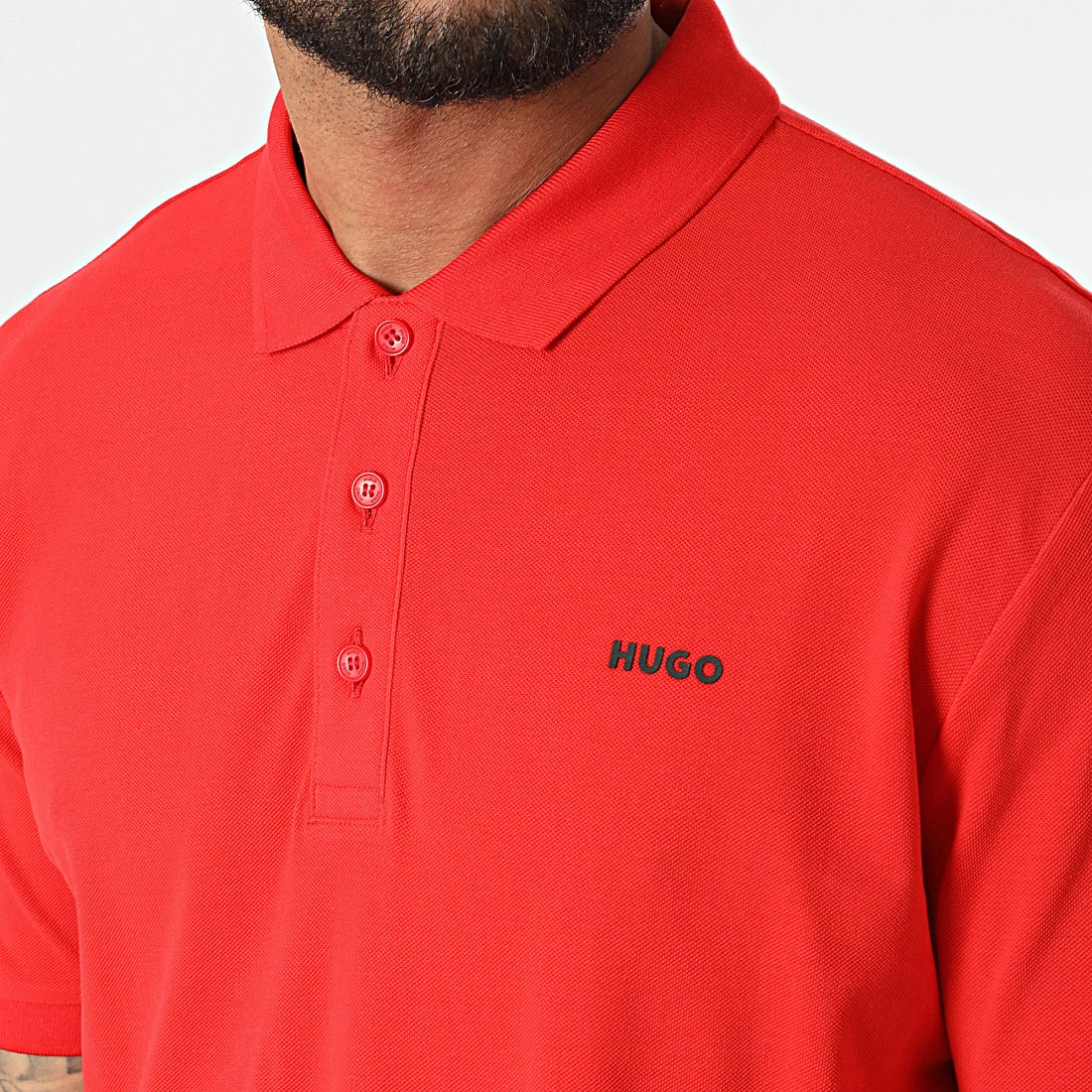 Tout neuf ❤️ Polo Manches Courtes 50466182 Rouge de HUGO ❤️ 4 Tout neuf ❤️ Polo Manches Courtes 50466182 Rouge de HUGO ❤️ – Image 2