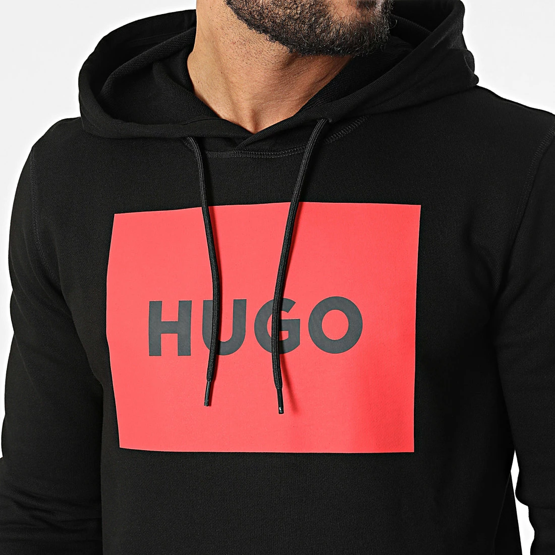 Meilleure affaire 🎉 Sweat Capuche Duratschi 223 50473168 Noir de HUGO 🌟 4 Meilleure affaire 🎉 Sweat Capuche Duratschi 223 50473168 Noir de HUGO 🌟 – Image 2
