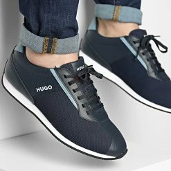 Nouveau 😉 Baskets Cyden Low 50471324 Dark Blue de HUGO ✔️