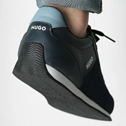 Nouveau 😉 Baskets Cyden Low 50471324 Dark Blue de HUGO ✔️ -Promos HUGO Boutique hugo 316562 50471324 404 20220426T160954 04