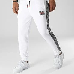 Grosses soldes 🥰 Pantalon Jogging Dacino 50472725 Blanc de HUGO 🔔