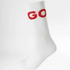 Tout neuf ✔️ Lot De 2 Paires De Chaussettes 504731789 Noir Blanc de HUGO 💯 -Promos HUGO Boutique hugo 318476 50473189 961 20220511T151048 03