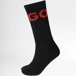 Tout neuf ✔️ Lot De 2 Paires De Chaussettes 504731789 Noir Blanc de HUGO 💯 -Promos HUGO Boutique hugo 318476 50473189 961 20220511T151050 04