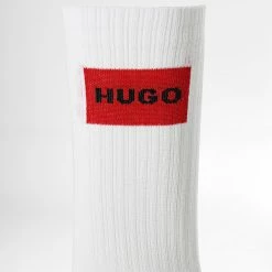 Le moins cher 🌟 Lot De 2 Paires De Chaussettes 50468432 Blanc de HUGO ❤️ -Promos HUGO Boutique hugo 318478 50468432 100 20220511T151007 02