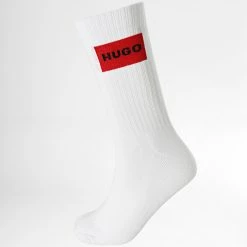 Le moins cher 🌟 Lot De 2 Paires De Chaussettes 50468432 Blanc de HUGO ❤️ -Promos HUGO Boutique hugo 318478 50468432 100 20220511T151009 03