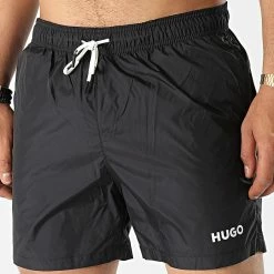 Grosses soldes ✨ Short De Bain 50469312 Noir de HUGO ❤️