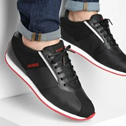 Sortie 👏 Baskets Cyden Low 50474731 Black de HUGO ⌛