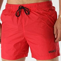 Meilleure affaire 👏 Short De Bain 50469312 Rouge de HUGO 💯