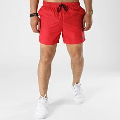 Meilleure affaire 👏 Short De Bain 50469312 Rouge de HUGO 💯 -Promos HUGO Boutique hugo 321810 50469312 693 20220608T141824 03