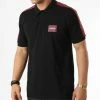 Meilleure vente 👍 Polo Manches Courtes A Bandes Daplin 50471638 Noir de HUGO 🎉 -Promos HUGO Boutique hugo 321812 50471638 001 20220609T114220 01