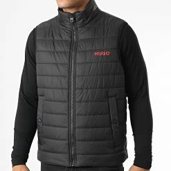 Vente flash 🥰 Doudoune Sans Manches Bentino 2221 Noir de HUGO 🔔