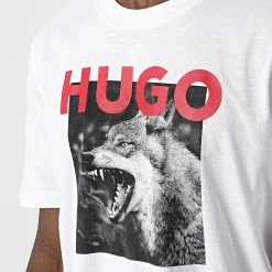 Sortie 🌟 Tee 👚 Shirt Dupus Blanc de HUGO 😍 -Promos HUGO Boutique hugo 326019 50477623 100 20220707T155736 02