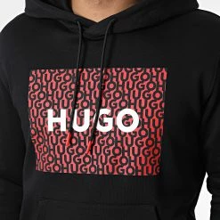 Tout neuf 🔔 Sweat Capuche 50473875 Noir de HUGO 🔔 -Promos HUGO Boutique hugo 326163 50473875 001 20220708T112716 02