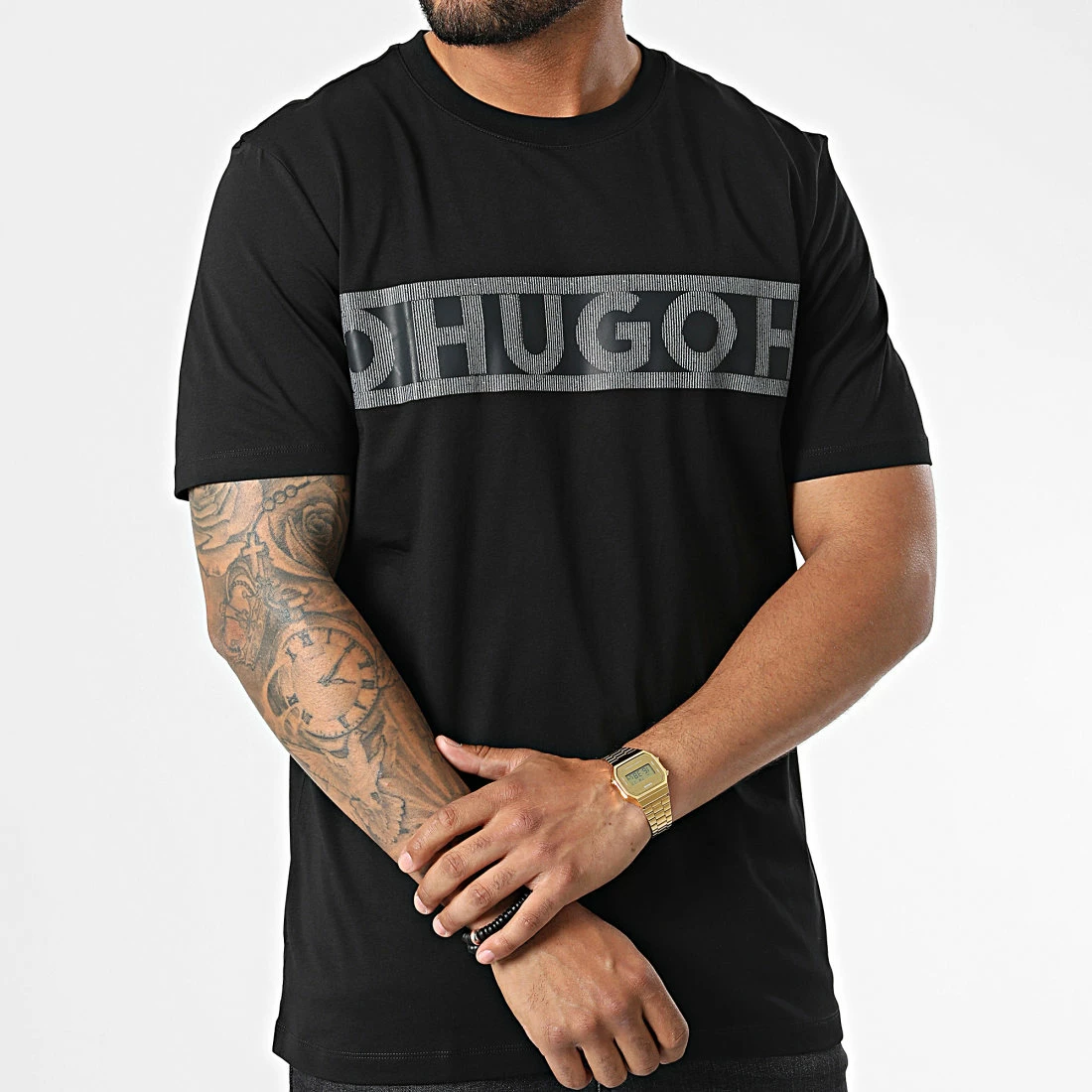 Acheter 🛒 Tee 👕 Shirt Dinotto 50475339 Noir de HUGO ⌛ 5 Acheter 🛒 Tee 👕 Shirt Dinotto 50475339 Noir de HUGO ⌛ – Image 3