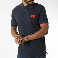 Remise 🥰 Polo Manches Courtes 50467384 Bleu Marine de HUGO ✔️ -Promos HUGO Boutique hugo 328198 50467384 405 20220719T161138 03