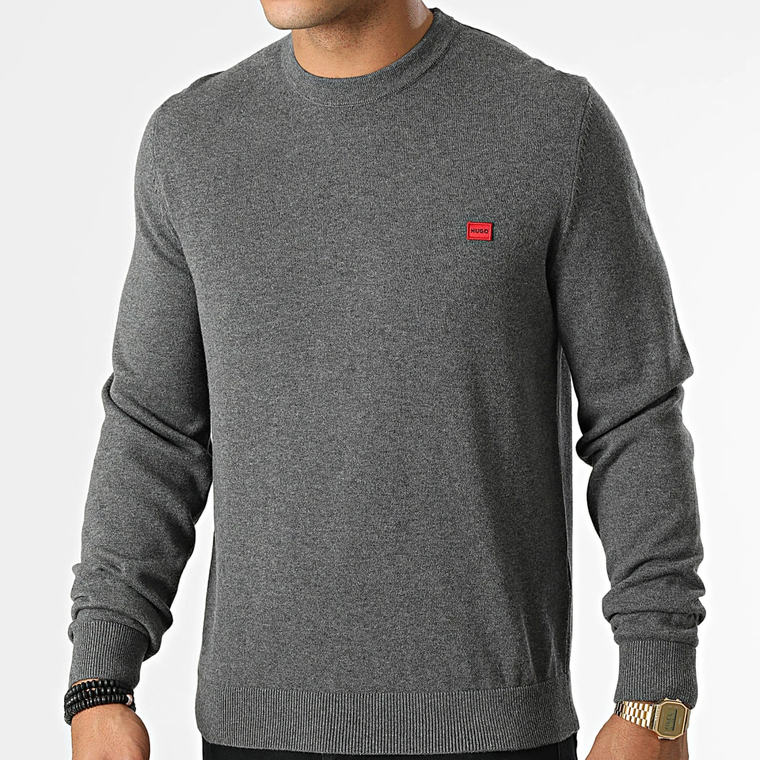 Le moins cher 🌟 Pull 50475083 Gris Chiné de HUGO ❤️ 3 Le moins cher 🌟 Pull 50475083 Gris Chiné de HUGO ❤️