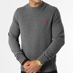 Le moins cher 🌟 Pull 50475083 Gris Chiné de HUGO ❤️ 8 Le moins cher 🌟 Pull 50475083 Gris Chiné de HUGO ❤️ -Promos HUGO Boutique hugo 328204 50475083 021 20220802T152533 03