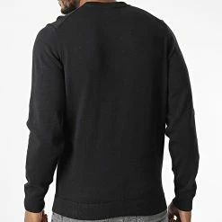 Grosses soldes 🌟 Pull 50475083 Noir de HUGO 😀 -Promos HUGO Boutique hugo 328346 50475083 001 20220721T155438 04