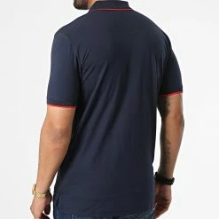 Offres 👍 Polo A Manches Courtes Dinoso 222 50467344 Bleu Marine de HUGO ✔️ -Promos HUGO Boutique hugo 328715 50467344 405 20220725T155103 04