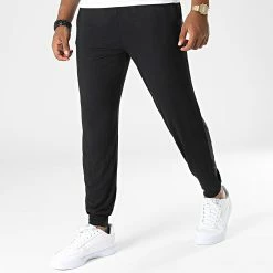 Promo 🔥 Pantalon Jogging Unite 50480613 Noir de HUGO 😍