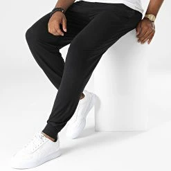 Promo 🔥 Pantalon Jogging Unite 50480613 Noir de HUGO 😍 -Promos HUGO Boutique hugo 328776 50480613 001 20220726T155122 03