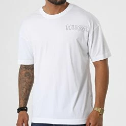 Coupon ✔️ Tee 👚 Shirt Unite 50478916 Blanc de HUGO ⌛