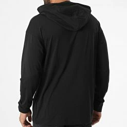 Nouveau 🧨 Tee 👚 Shirt Capuche Manches Longues Unite 50478917 Noir de HUGO 🤩 -Promos HUGO Boutique hugo 328780 50478917 001 20220725T161559 04