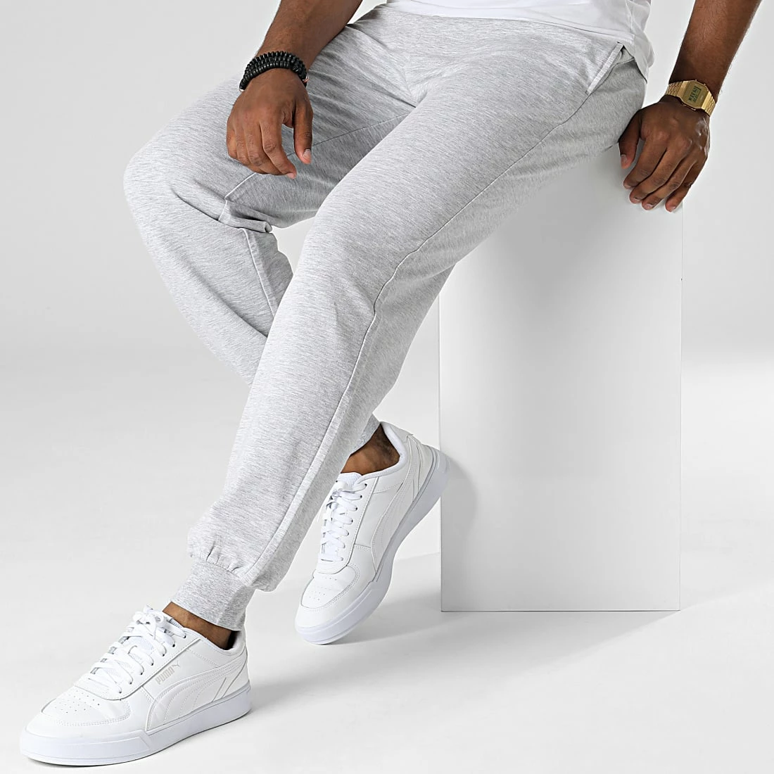 Budget ⭐ Pantalon Jogging Sporty Logo 50480581 Gris Chiné de HUGO 😉 5 Budget ⭐ Pantalon Jogging Sporty Logo 50480581 Gris Chiné de HUGO 😉 – Image 3