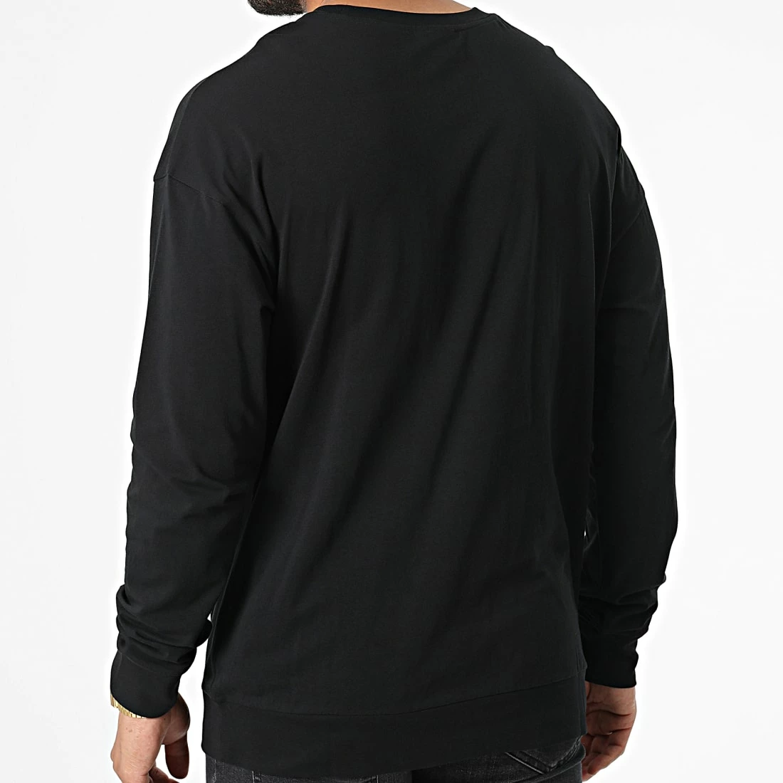 Vente flash ✨ Tee 👕 Shirt Manches Longues Labelled 50478910 Noir de HUGO 👏 6 Vente flash ✨ Tee 👕 Shirt Manches Longues Labelled 50478910 Noir de HUGO 👏 – Image 4