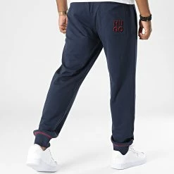 Promo 🎉 Pantalon Jogging Monologo 50478941 Bleu Marine de HUGO ✔️ -Promos HUGO Boutique hugo 328798 50478941 405 20220726T155052 04