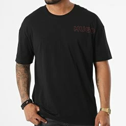 Bon marché 😀 Tee 👕 Shirt Unite 50478916 Noir de HUGO 🥰 -Promos HUGO Boutique hugo 328858 50478916 001 20220725T161421 03