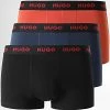 Remise 🤩 Lot De 3 Boxers 50469766 Noir Bleu Marine Orange de HUGO ⌛