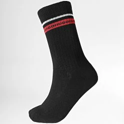 Bon marché 🥰 Lot De 2 Paires De Chaussettes 50478366 Noir de HUGO 🔔 -Promos HUGO Boutique hugo 329614 50478366 001 20220805T111039 02