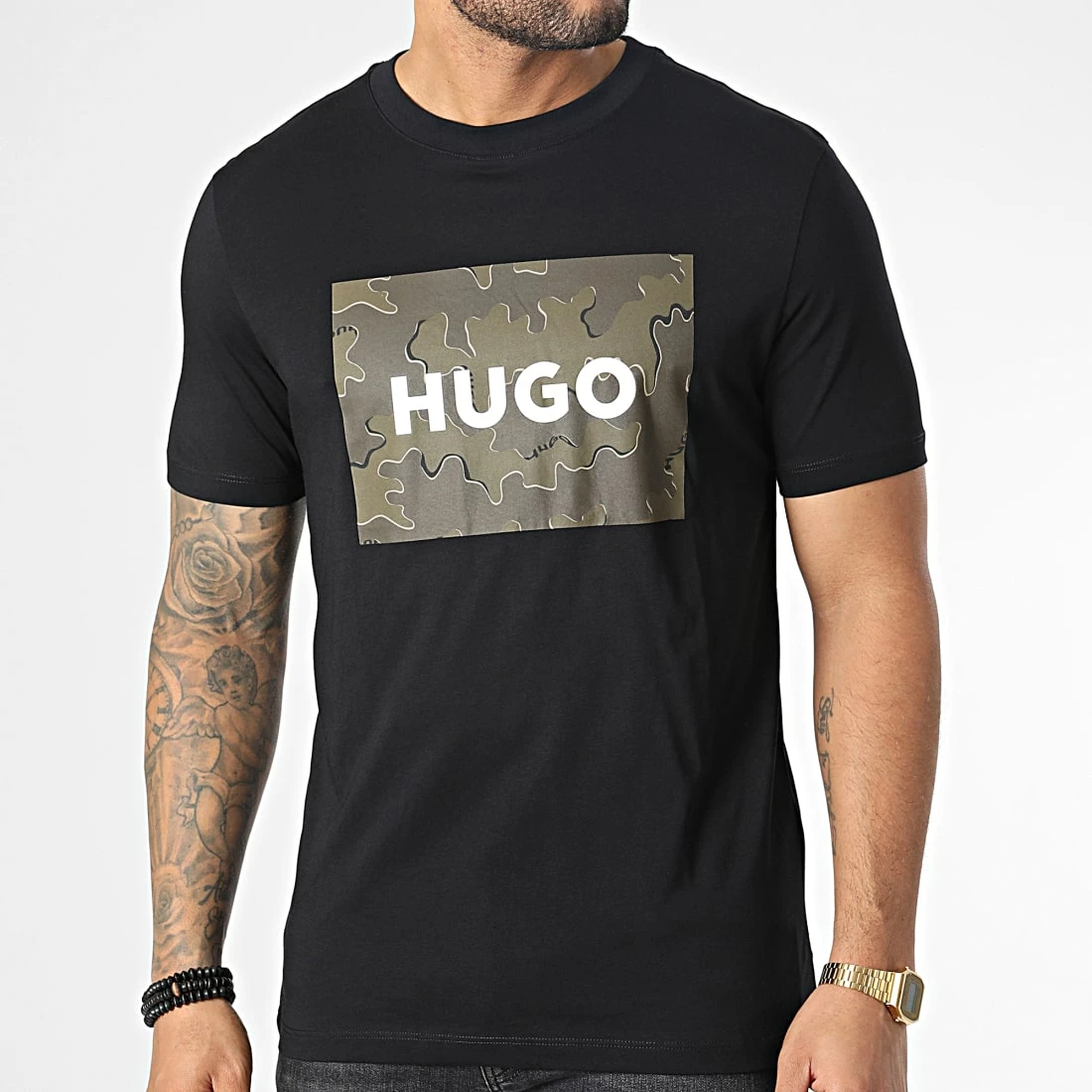 Coupon 🔥 Tee 👕 Shirt 50477005 Noir de HUGO ⭐ 3 Coupon 🔥 Tee 👕 Shirt 50477005 Noir de HUGO ⭐