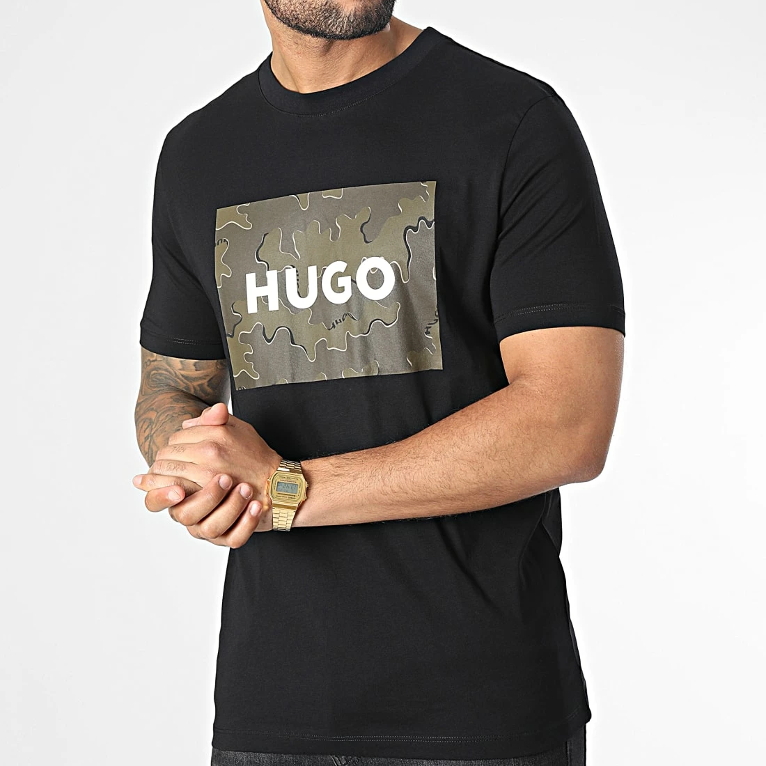 Coupon 🔥 Tee 👕 Shirt 50477005 Noir de HUGO ⭐ 5 Coupon 🔥 Tee 👕 Shirt 50477005 Noir de HUGO ⭐ – Image 3