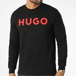 Coupon 🔥 Sweat Crewneck Dem 50477328 Noir de HUGO 😉 -Promos HUGO Boutique hugo 329918 50477328 001 20220805T101732 03