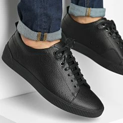 Bon marché 🌟 Baskets Zero Tennis 50471315 Black de HUGO 💯