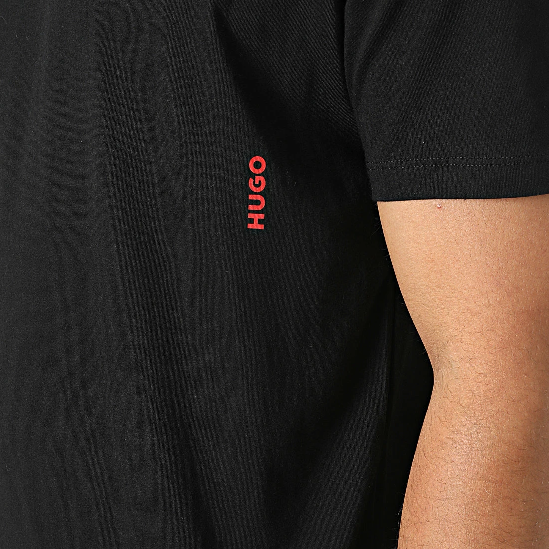 Le moins cher 🧨 Lot De 2 Tee 👚 Shirts 50469769 Noir Gris de HUGO 👏 4 Le moins cher 🧨 Lot De 2 Tee 👚 Shirts 50469769 Noir Gris de HUGO 👏 – Image 2