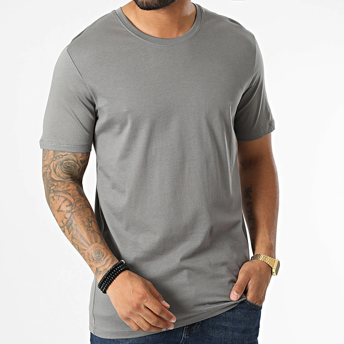 Le moins cher 🧨 Lot De 2 Tee 👚 Shirts 50469769 Noir Gris de HUGO 👏 7 Le moins cher 🧨 Lot De 2 Tee 👚 Shirts 50469769 Noir Gris de HUGO 👏 – Image 5