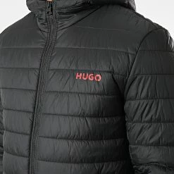 Meilleur prix 🔥 Doudoune Capuche Bene 2241 50474699 Noir de HUGO 😍 -Promos HUGO Boutique hugo 331003 50474699 001 20220803T155829 02