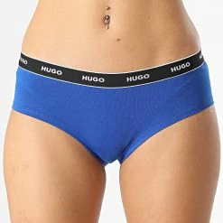 Meilleur prix 👍 Lot De 3 Culottes Femme 50480156 Noir Blanc Bleu Marine de HUGO 🌟 -Promos HUGO Boutique hugo 332065 50480156 971 20220823T150553 03