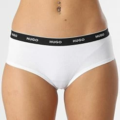 Meilleur prix 👍 Lot De 3 Culottes Femme 50480156 Noir Blanc Bleu Marine de HUGO 🌟 -Promos HUGO Boutique hugo 332065 50480156 971 20220823T150554 04