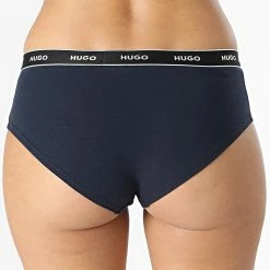 Meilleur prix 👍 Lot De 3 Culottes Femme 50480156 Noir Blanc Bleu Marine de HUGO 🌟 -Promos HUGO Boutique hugo 332065 50480156 971 20220823T150555 05