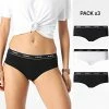 Meilleure vente 💯 Lot De 3 Culottes Femme 50480156 Noir Blanc de HUGO 🌟 -Promos HUGO Boutique hugo 332067 50480156 970 20220825T152937 01