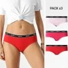 Offres 💯 Lot De 3 Culottes Femme 50480156 Rouge Rose de HUGO 🎁 -Promos HUGO Boutique hugo 332068 50480156 969 20220824T153801 01