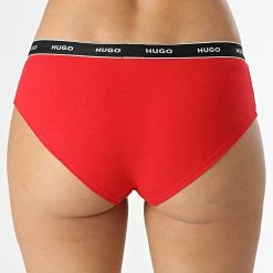 Offres 💯 Lot De 3 Culottes Femme 50480156 Rouge Rose de HUGO 🎁 -Promos HUGO Boutique hugo 332068 50480156 969 20220824T153806 05