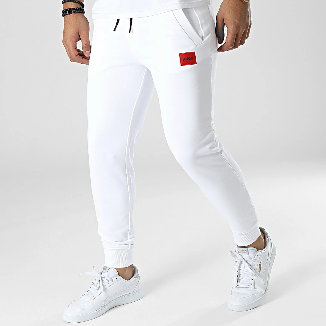 Sortie ✨ Pantalon Jogging 50447963 Blanc de HUGO 🎉 3 Sortie ✨ Pantalon Jogging 50447963 Blanc de HUGO 🎉