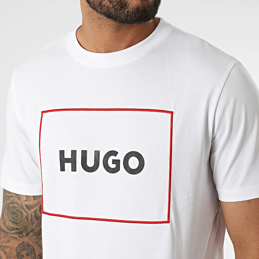 Meilleure affaire 🧨 Tee 👕 Shirt Dumex 50475330 Blanc de HUGO 🔔 4 Meilleure affaire 🧨 Tee 👕 Shirt Dumex 50475330 Blanc de HUGO 🔔 – Image 2
