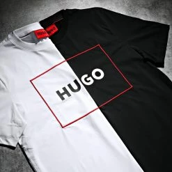 Meilleure vente ❤️ Tee 👕 Shirt Dumex 50475330 Noir de HUGO 🔔 -Promos HUGO Boutique hugo 332345 50475330 001 20220824T143425 05