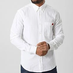 Grosses soldes 🎉 Chemise Manches Longues Evito 50479302 Blanc de HUGO 😀 -Promos HUGO Boutique hugo 332346 50479302 199 20220812T143848 03